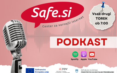 Podkasti o varni rabi interneta na Safe.si